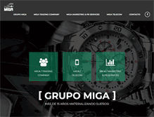 Tablet Screenshot of grupomiga.com.mx